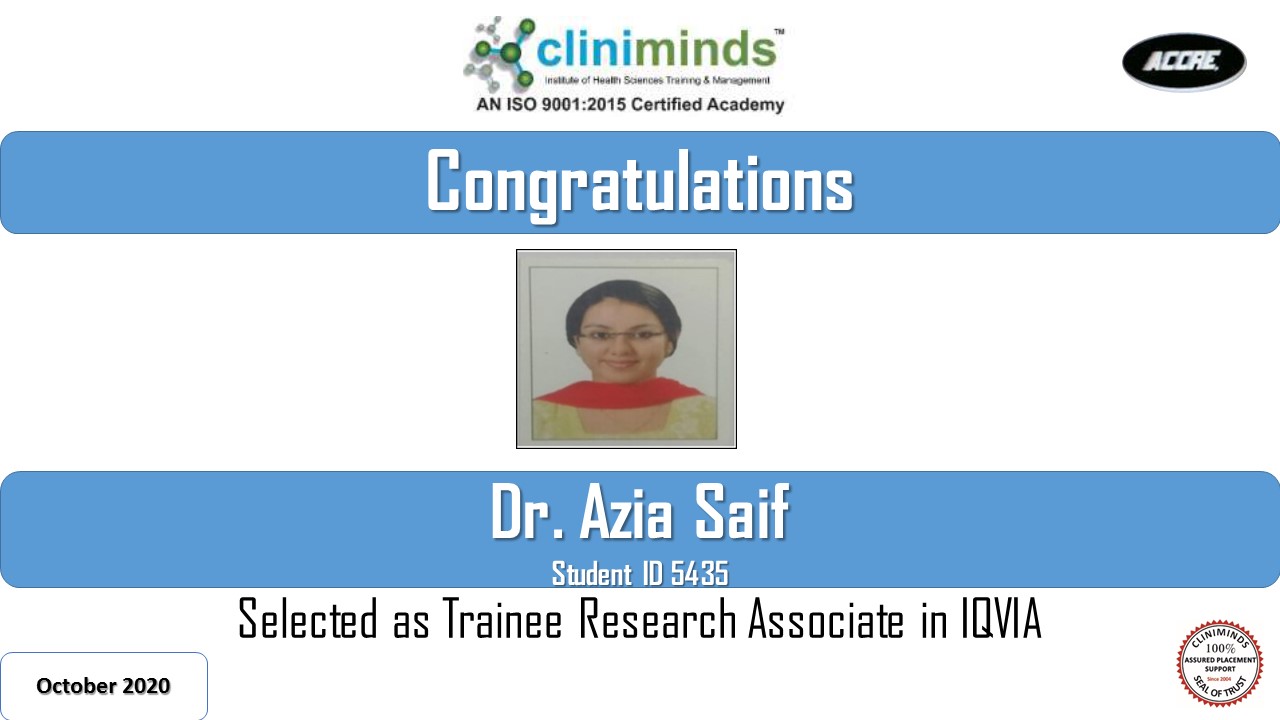 Cliniminds Drug Regulatory Affairs Placements